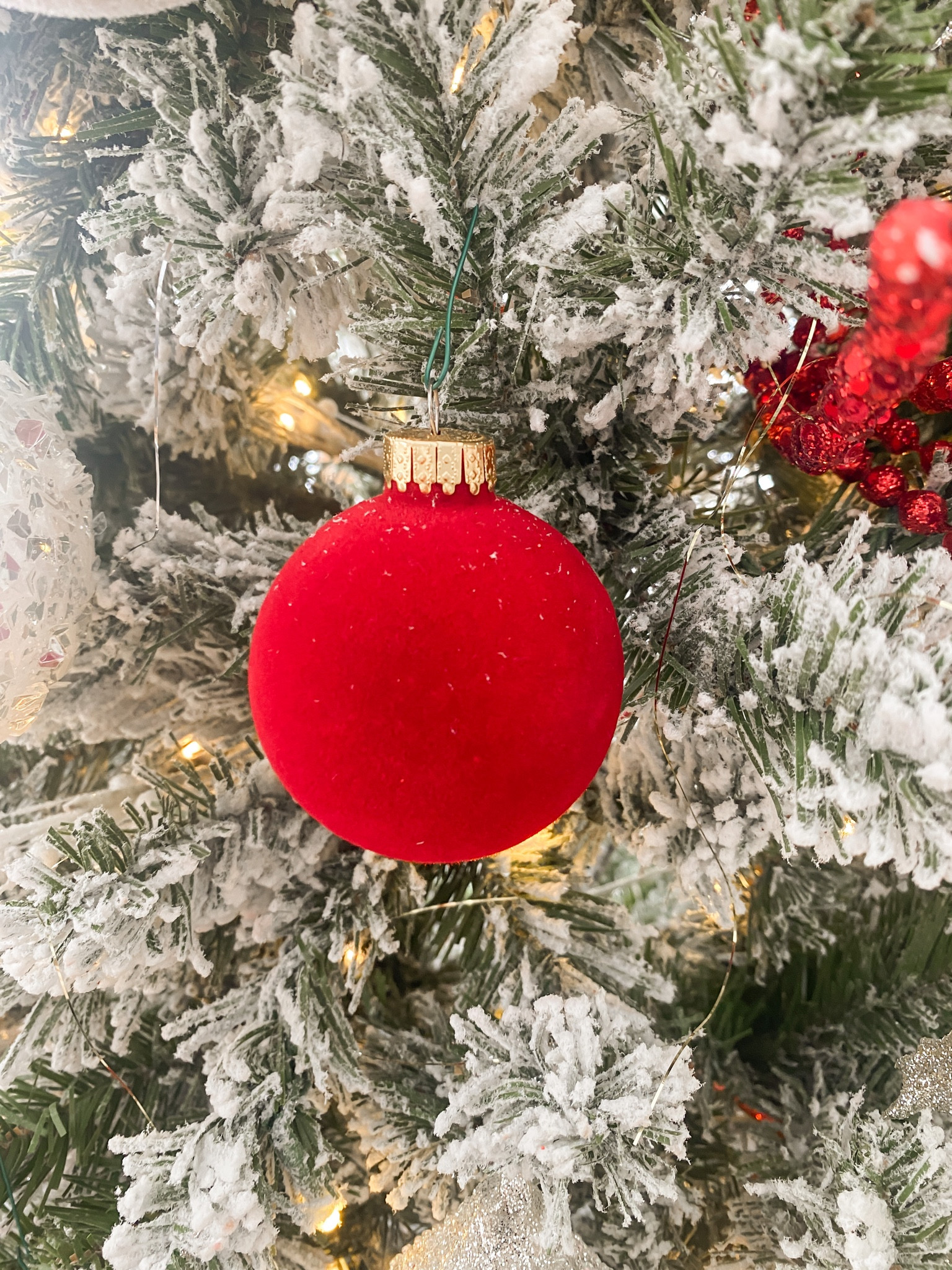Viral velvet red Christmas ornaments 

#christmas #ornaments 

#LTKSeasonal #LTKHoliday #LTKHolidaySale
