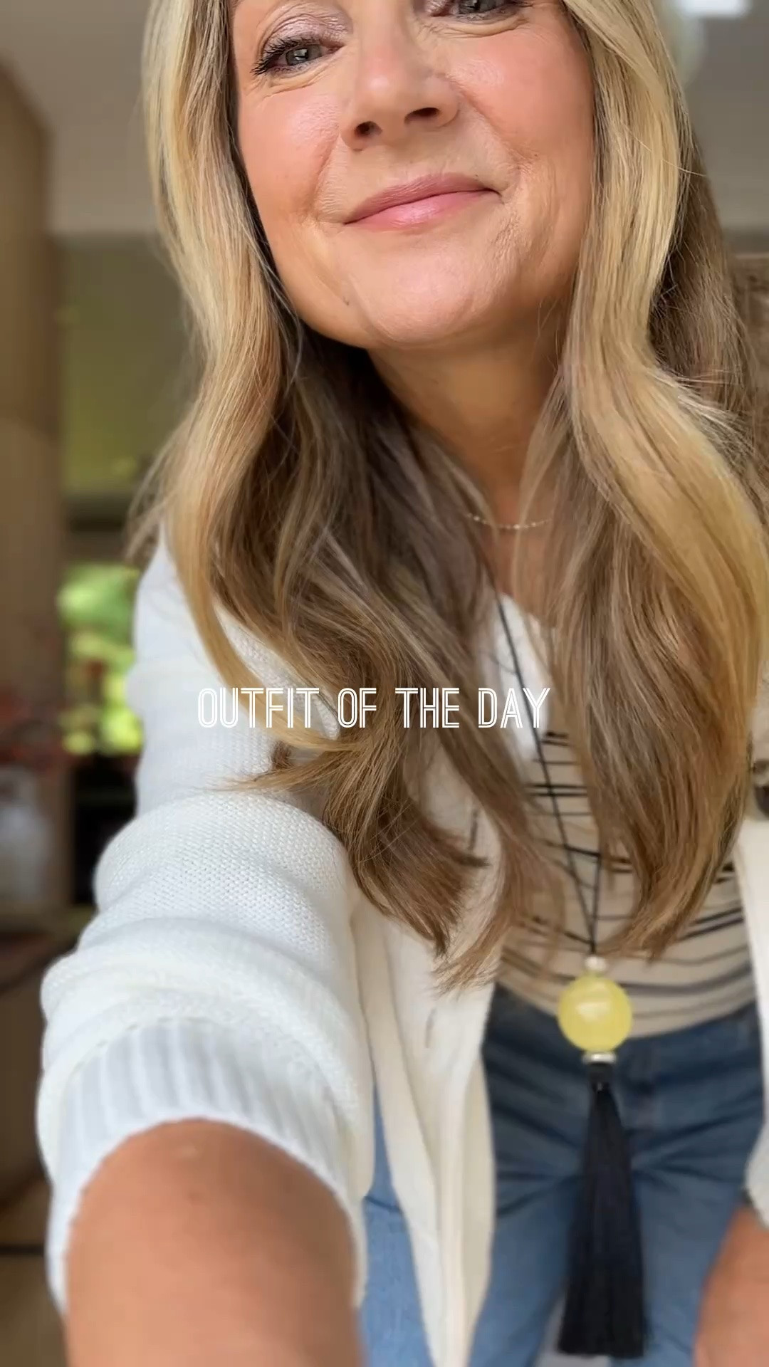 Outfit of the day!☀️
Loving the ease of longer denim shorts! These are @abercrombie and I’ve also linked similar. Styled with the perfect summer cardigan from @Quince and a great striped tank from @Spanx , code LSWXSPANX in first time purchases. 

I’m 5’6” and wear xs in tank, small in cardigan and 4/26 in shorts.

#LTKootd #LTKOver40 #LTKgrwm

#LTKSaleAlert #LTKTravel #LTKmomlife