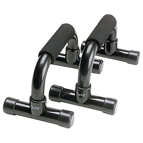 Portable, Comfortable Push Up Bars - GoFit Workout Stands with Ergonamic Handles for Floor Workouts,Black | Amazon (US)