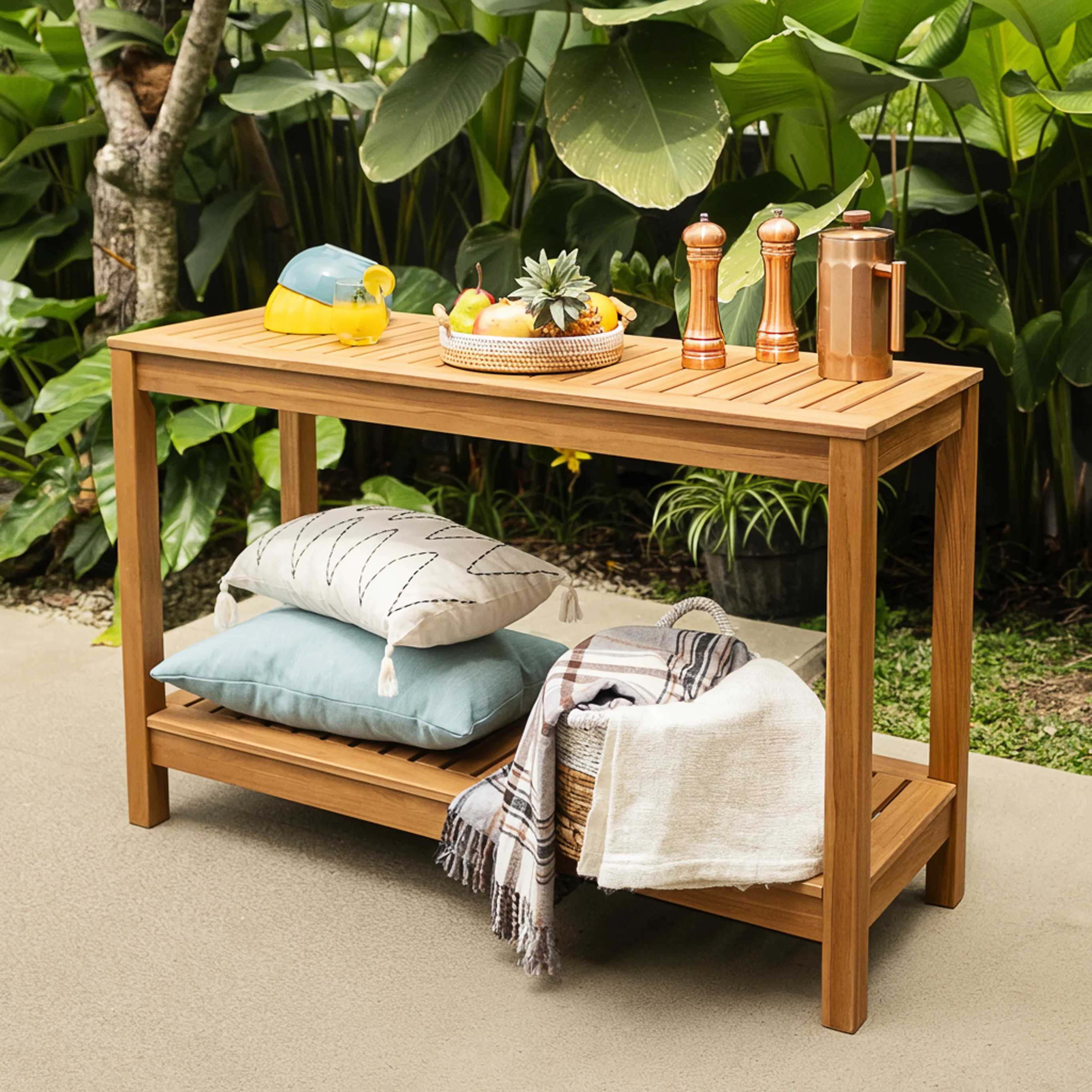 Bogota Teak Outdoor Buffet & Console Table | Wayfair North America