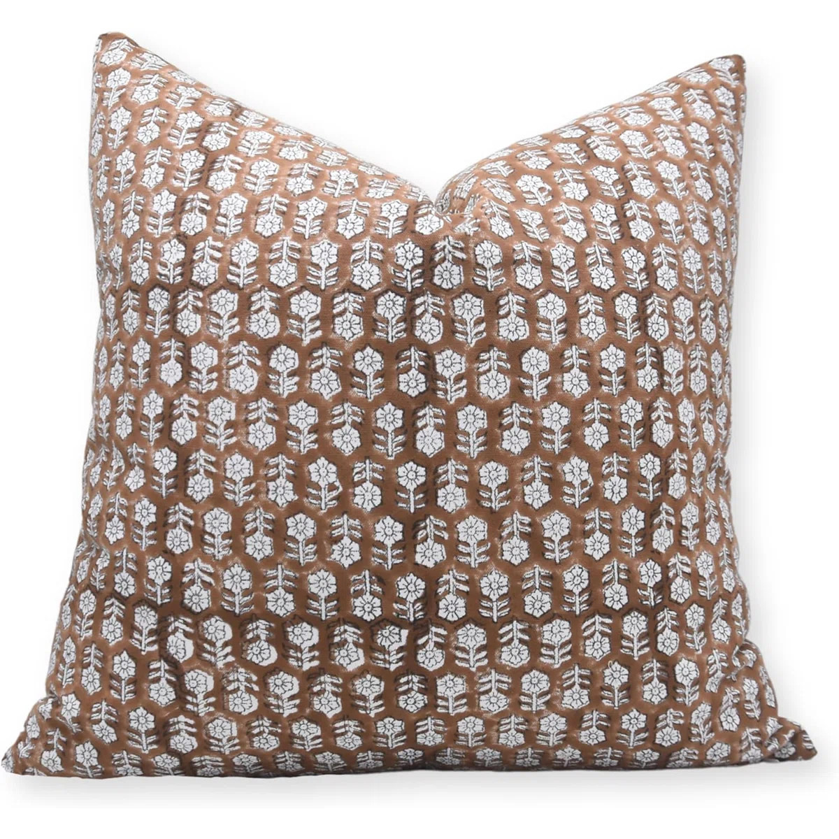 Fabdivine Handcrafted Block Printed Pillow Cover Decorative Cotton Cushion for Home Décor- Tulsi... | Wayfair North America