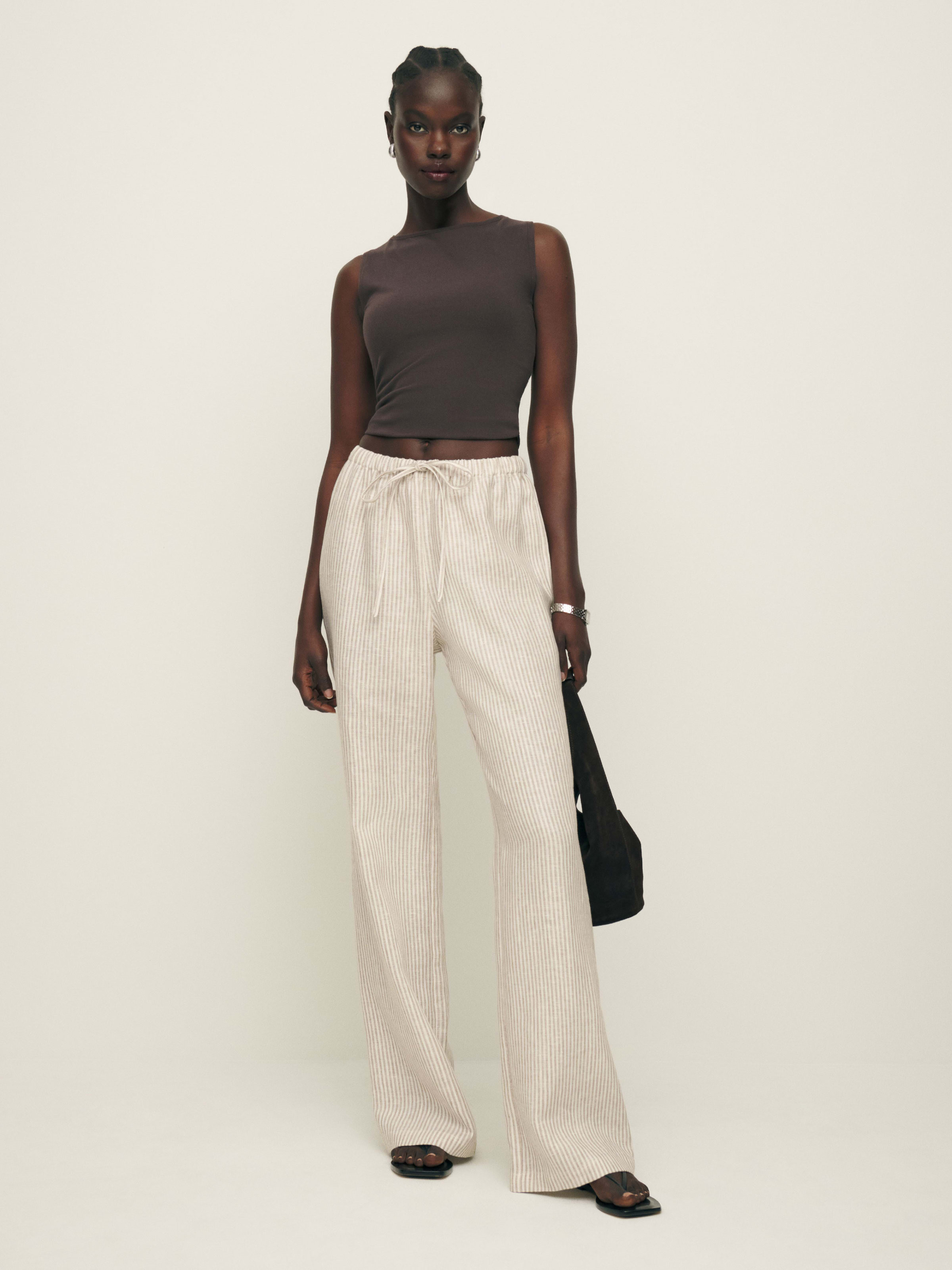 Olina Linen Pant | Reformation (Global)