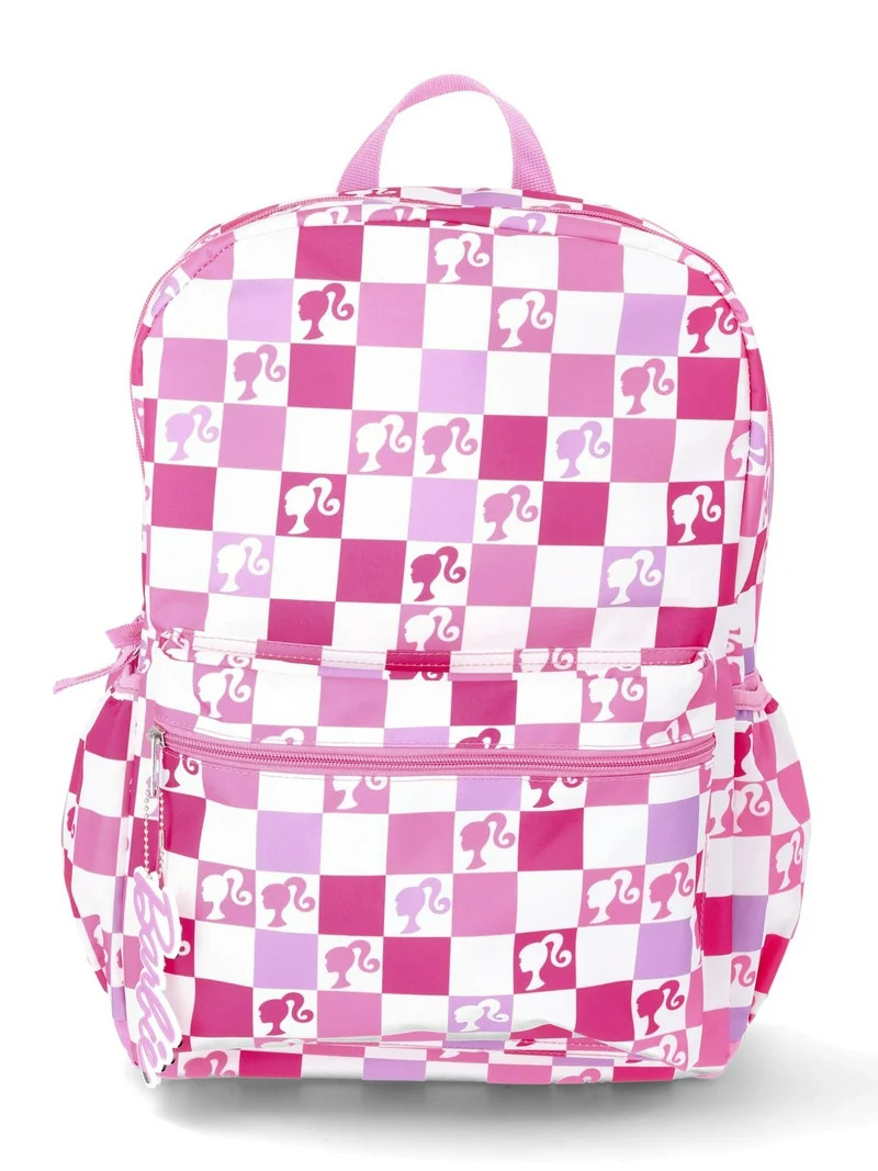 Mattel Barbie Mochila y Llavero para Niña "Check It" de 17", Cuadros Rosas | Walmart (US)