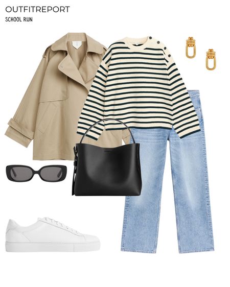 Trench coat spring outfit with white trainers 

#LTKitbag #LTKshoecrush #LTKstyletip