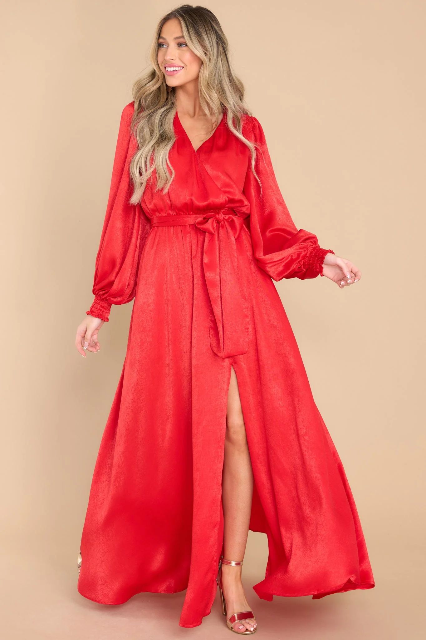 Settle The Score Red Maxi Dress | Red Dress 