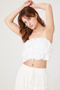 Tiered Ruffle Cropped Cami | Forever 21 (US)