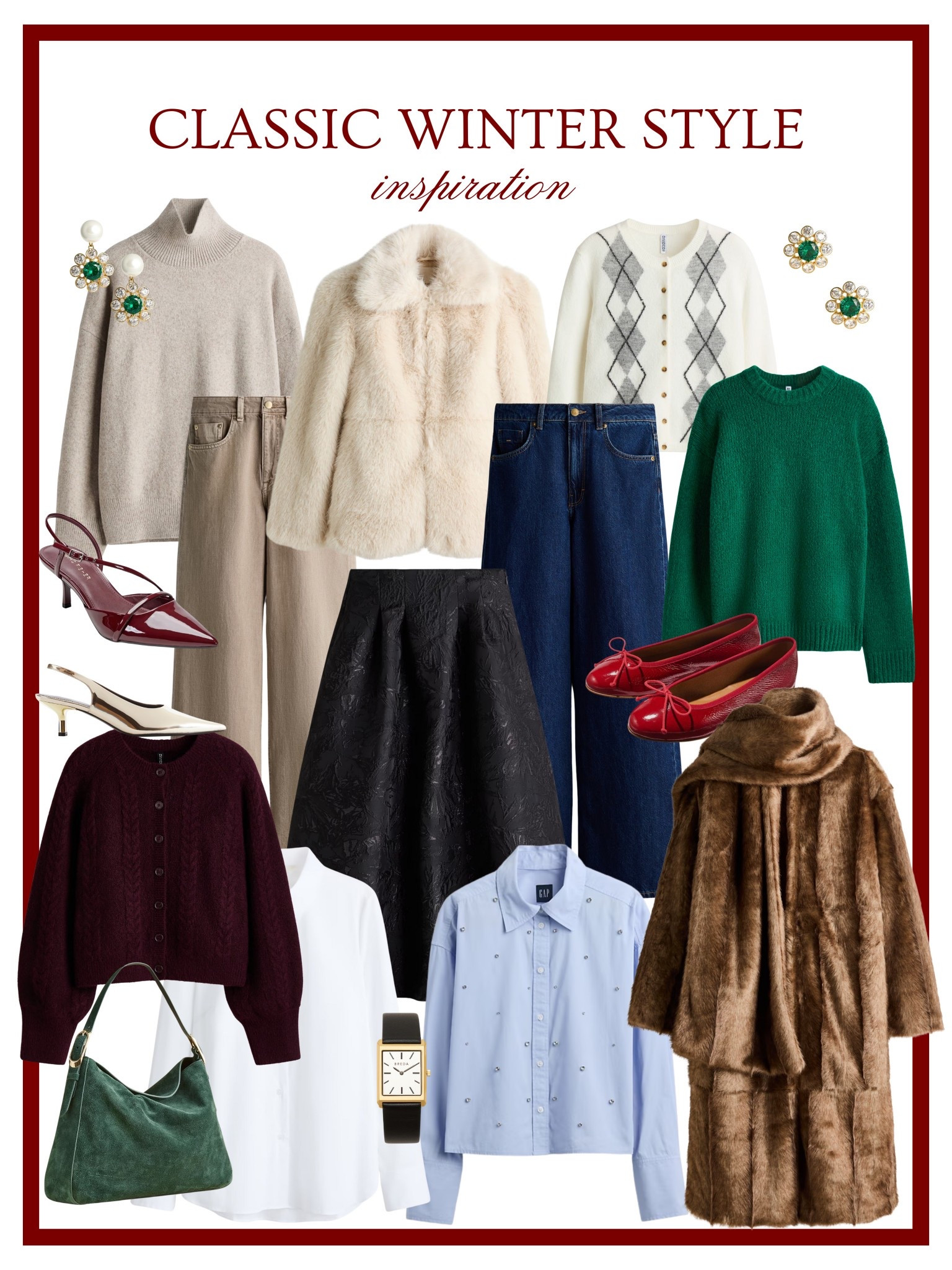 Classic winter style inspiration! 🌲✨❄️ 

#LTKFindsUnder100 #LTKFindsUnder50 #LTKHoliday