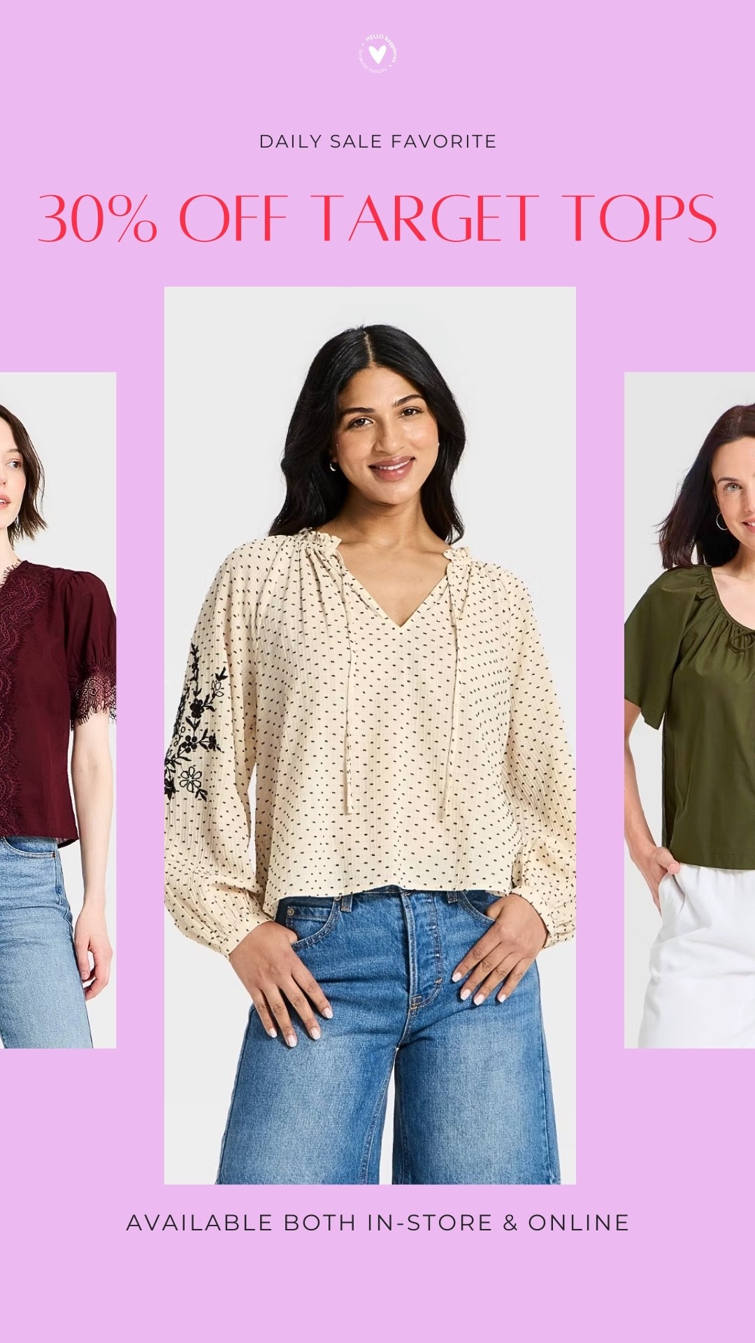 Target is coming through with the fall finds!! 🍂🤎 These tops are 30% OFF and there are SO many cute options for transitioning into cooler weather.

#LTKootd #LTKSaleAlert #LTKSeasonal