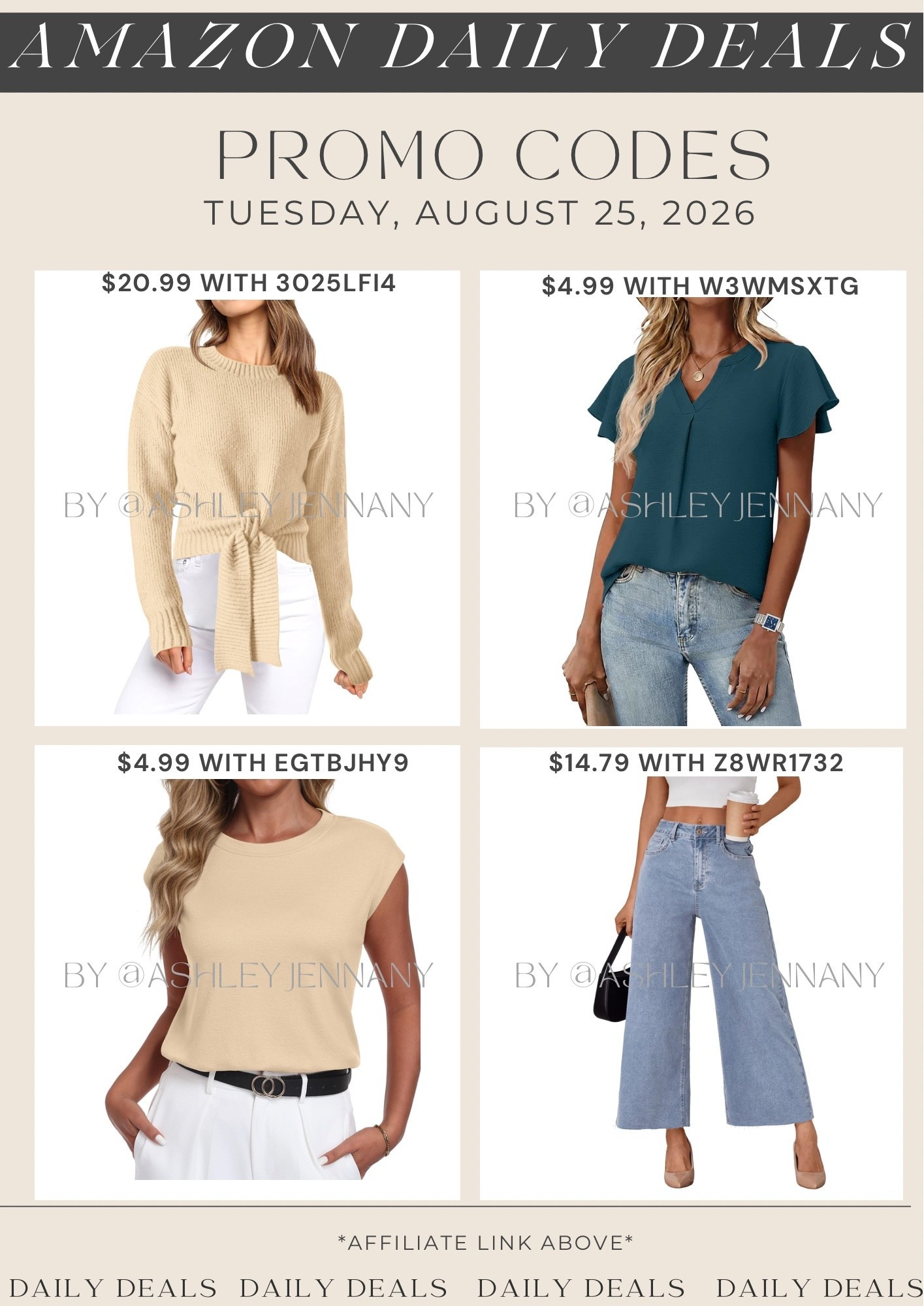 Amazon deals

#LTKMidsize #LTKSaleAlert #LTKSeasonal
