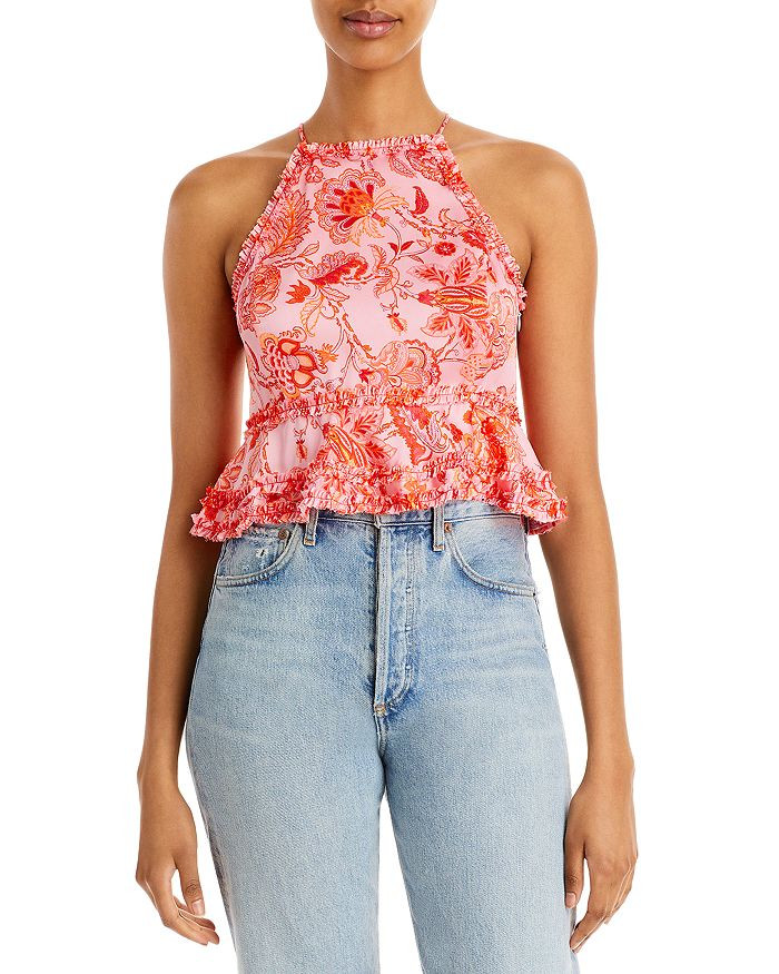 Paisley Imprint Sleeveless Top | Bloomingdale's (US)