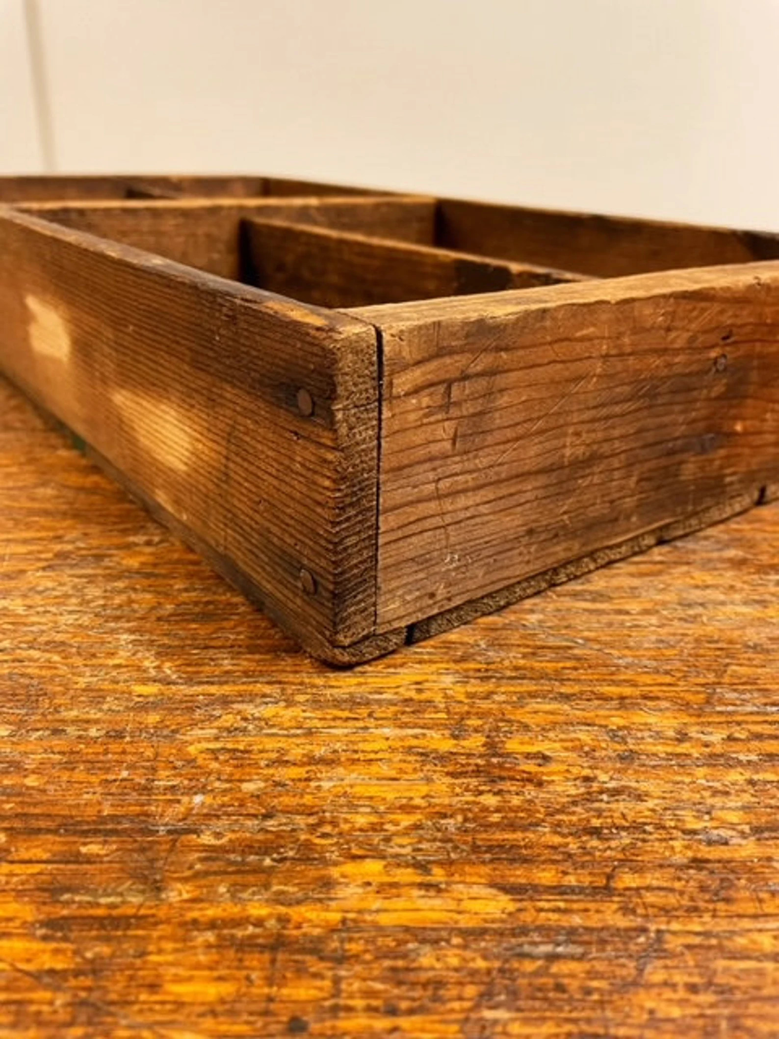 Vintage Wood Sectioned Toolbox Rustic Centerpiece Craft Supply - Etsy | Etsy (US)