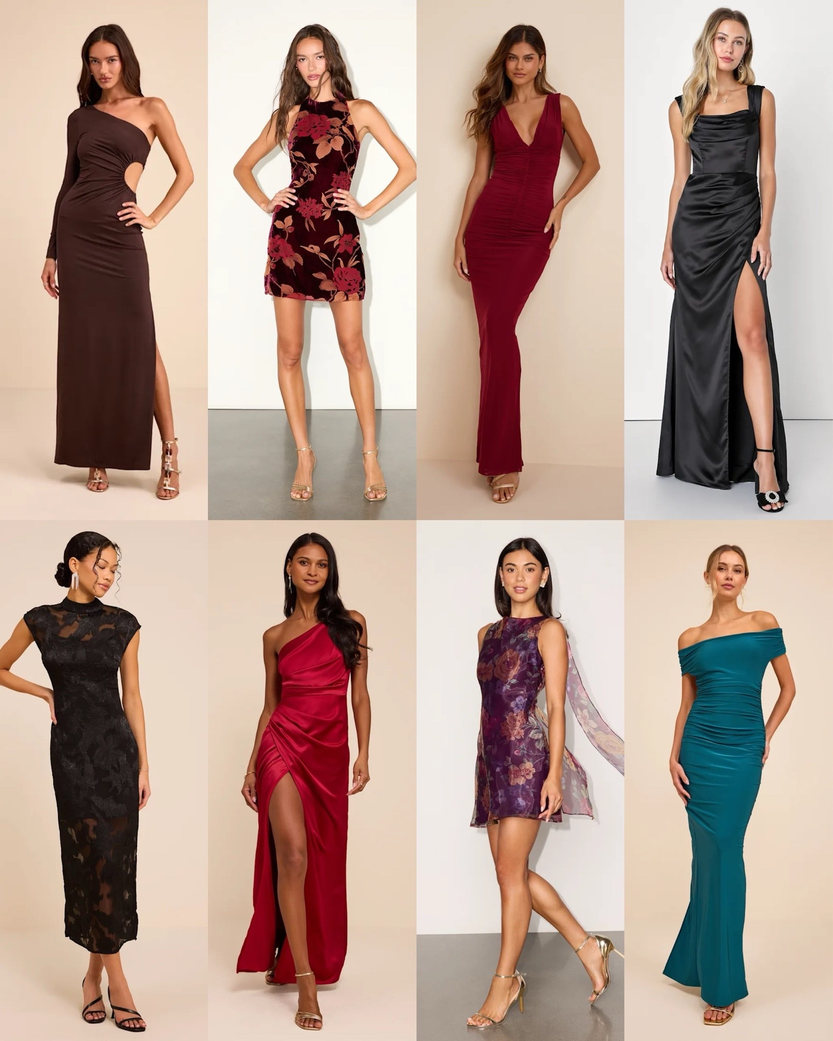 Fall wedding guest dresses all on sale under $75. Floral, velvet, long dresses, leg slit, off the shoulder, cocktail dresses, in beautiful autumn colors.

#LTKWedding #LTKSaleAlert #LTKootd