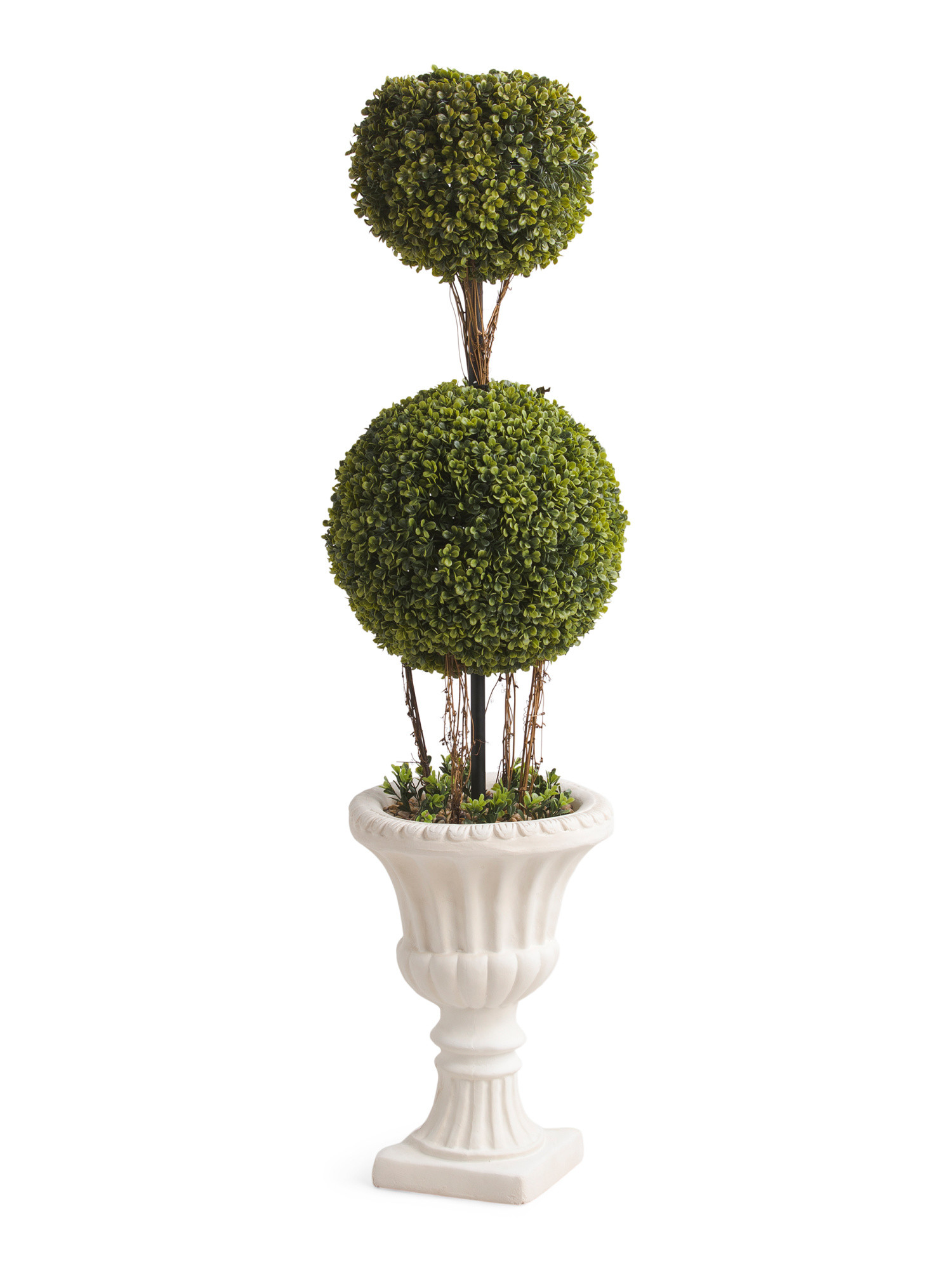 48in Outdoor Double Ball Topiary In Urn | TJ Maxx