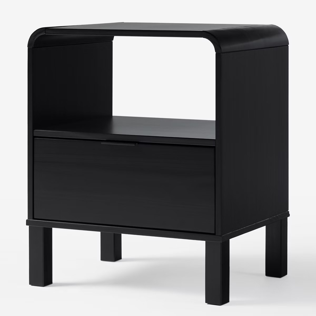Modern Sloped Wood Storage Nightstand - Saracina Home | Target