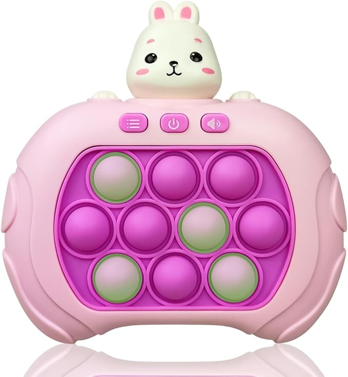 Anditoy Easter Bunny Pop Quick Push Game, Handheld Light up Bubble Fidget Game Toy for Kids Boys ... | Amazon (US)