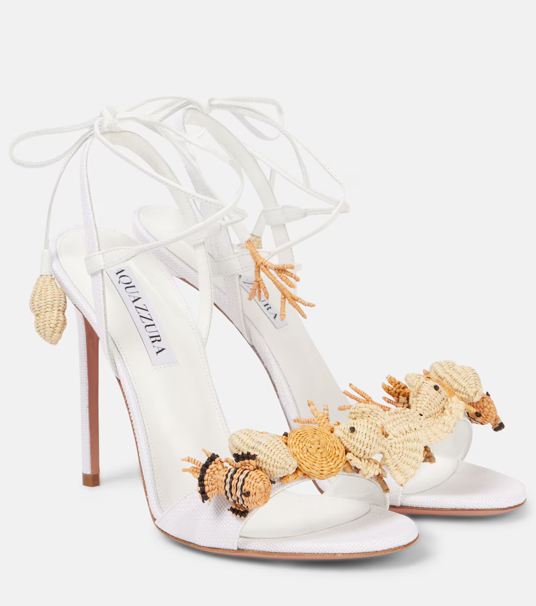 Marea 105 raffia sandals | Mytheresa (UK)