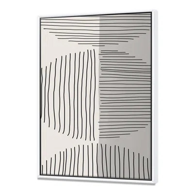 Minimal Geometric Lines And Circle VII | Wayfair North America