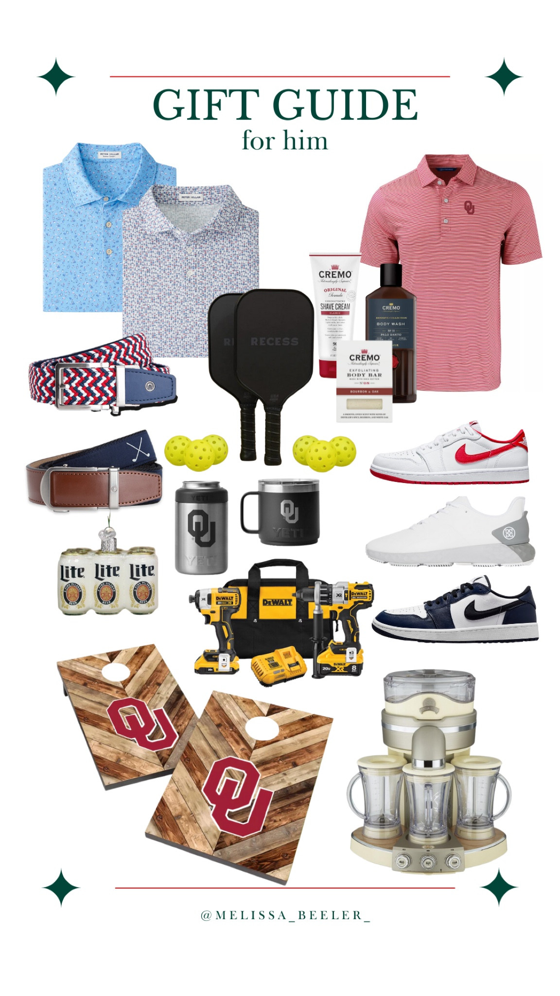 Gift guide for him! All my husbands favorite things wrapped into one gift guide.🎄

Holiday gift guide. Gift guide for him. Mens gift guide. Gifts for him. Golf gift idea. 