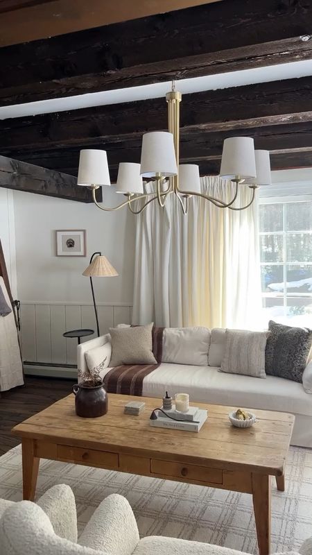 Our new living room chandelier is only $200 from target and also comes in black! 

#LTKhome
