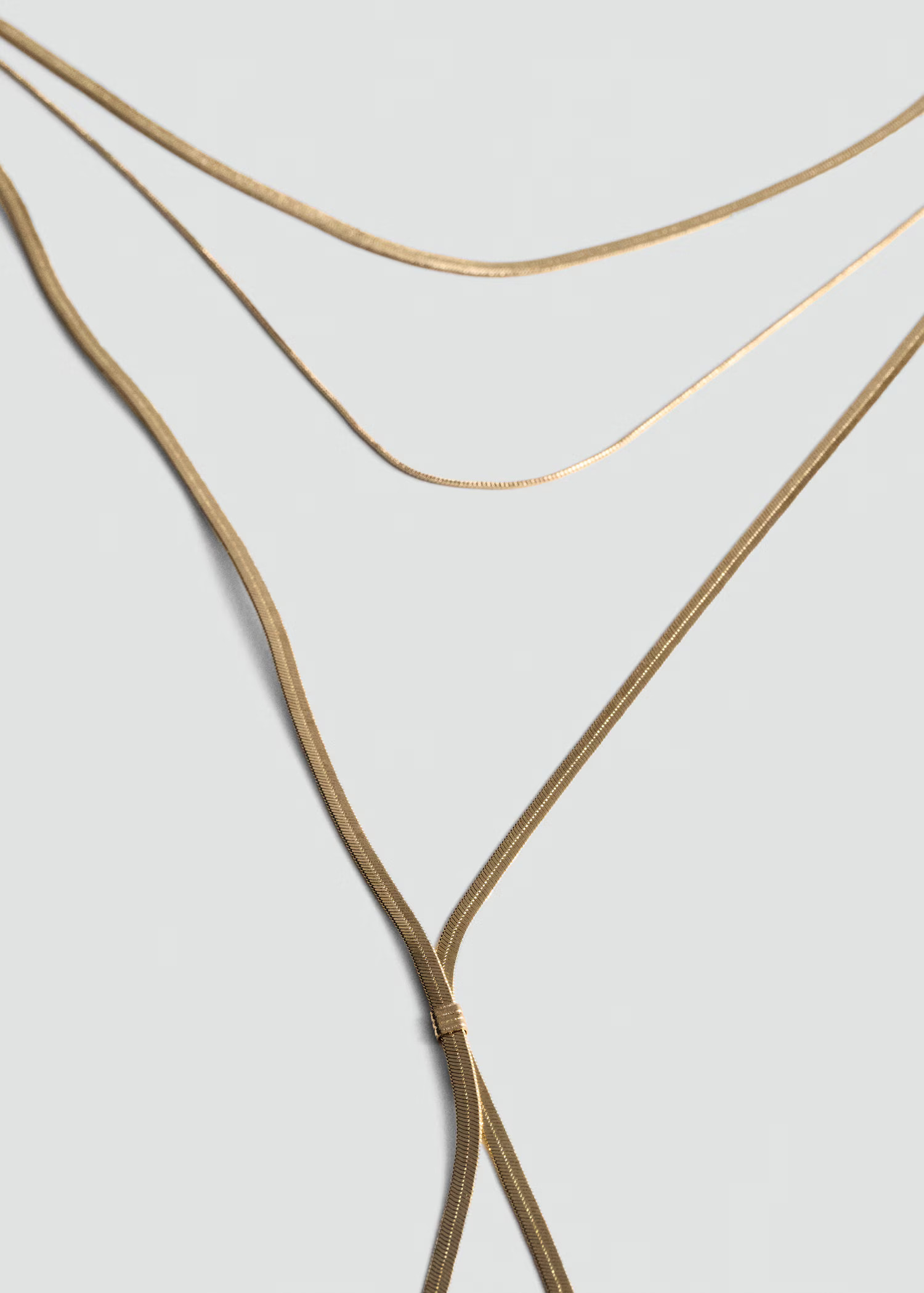 Long triple necklace - Women | MANGO USA | Mango (US/MX/AU)
