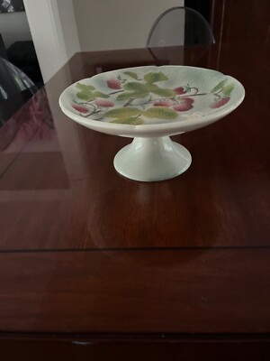 Brand new rare Saint clement majolica berry cake stand  | eBay | eBay US