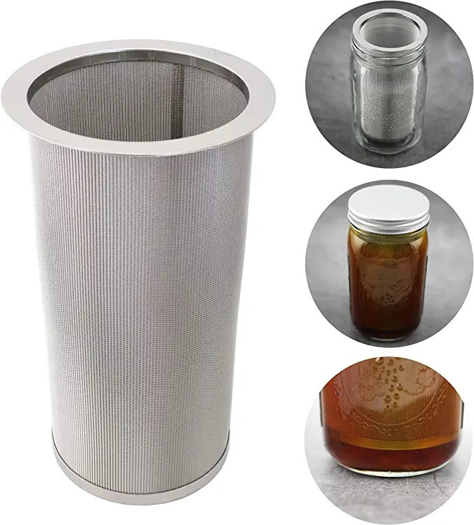 Amazon.com: Cold Brew Coffee Filter for Wide Mouth Mason Jar, Food Grade 304 Stainless Steel, Ult... | Amazon (US)
