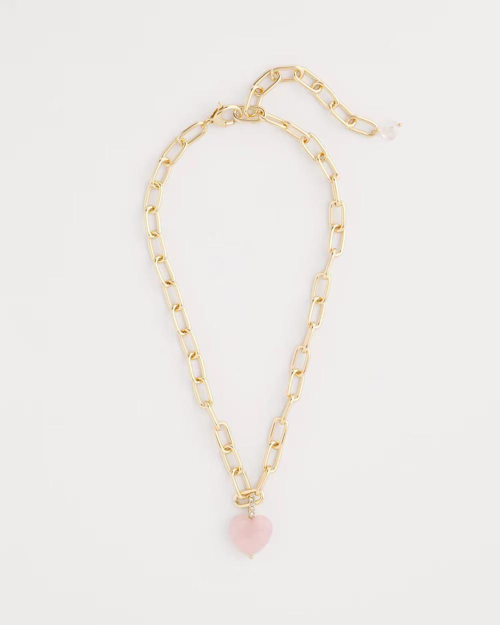 Genuine Quartz Heart Pendant Necklace | Chico's