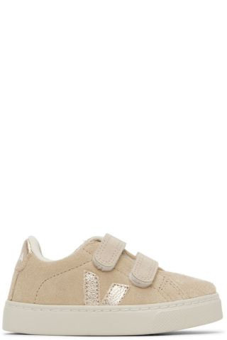 Baby Beige Suede Esplar Sneakers | SSENSE