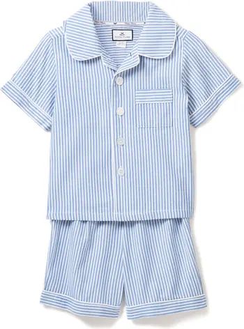 Kids' Seersucker Stripe Short Two-Piece Pajamas | Nordstrom