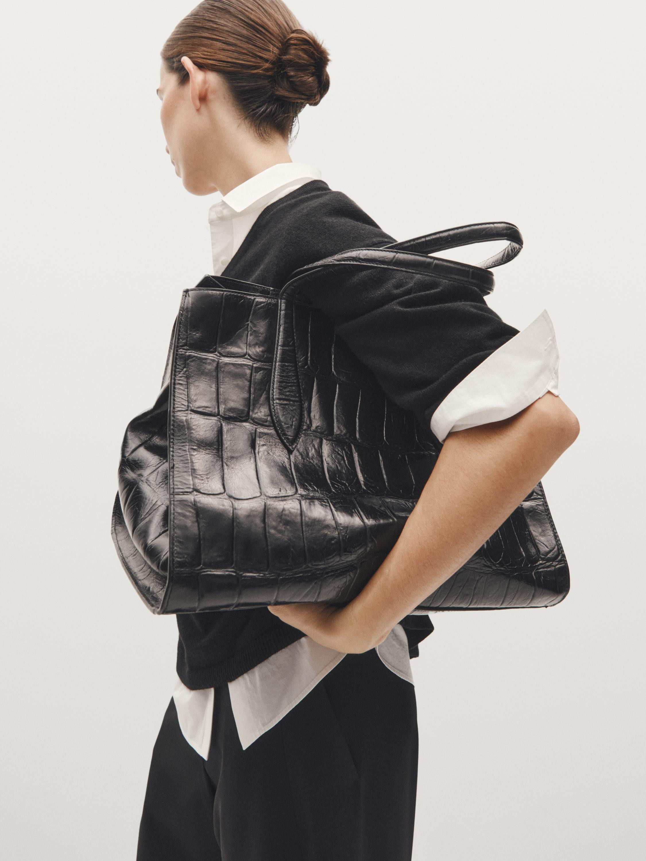Grand sac MD ICON en cuir nappa | Massimo Dutti FR