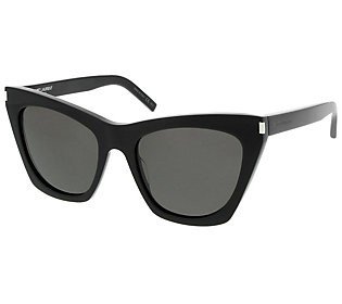 Saint Laurent Black Kate Cat-Eye Sunglasses | QVC