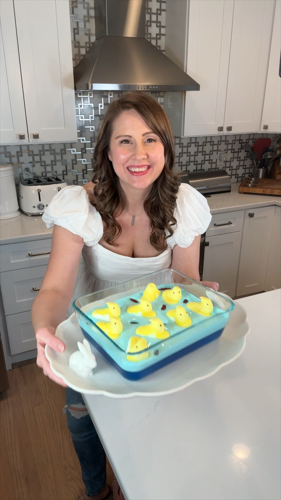 Dive into the sweetness of spring with a Peeps duck pond! 🐥💦  Watch as these adorable marshmallow ducks paddle through a sea of color and fun. Who's ready to take a dip in this sugary delight? This  makes such a cute Easter dessert for little ones! #PeepsDuckPond #SweetSpring #springtreats #eastertreats #easterdessert #easter2024

#LTKSeasonal #LTKhome #LTKfamily