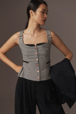 Maeve Peplum Vest | Anthropologie (US)