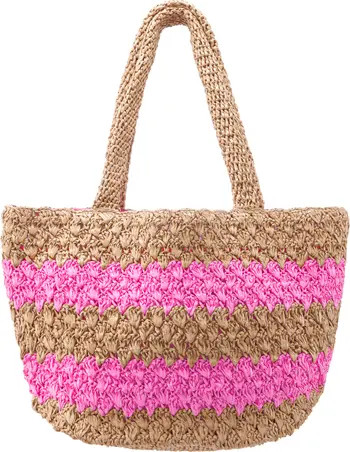 Nina Adah Faux Raffia Tote | Nordstrom | Nordstrom