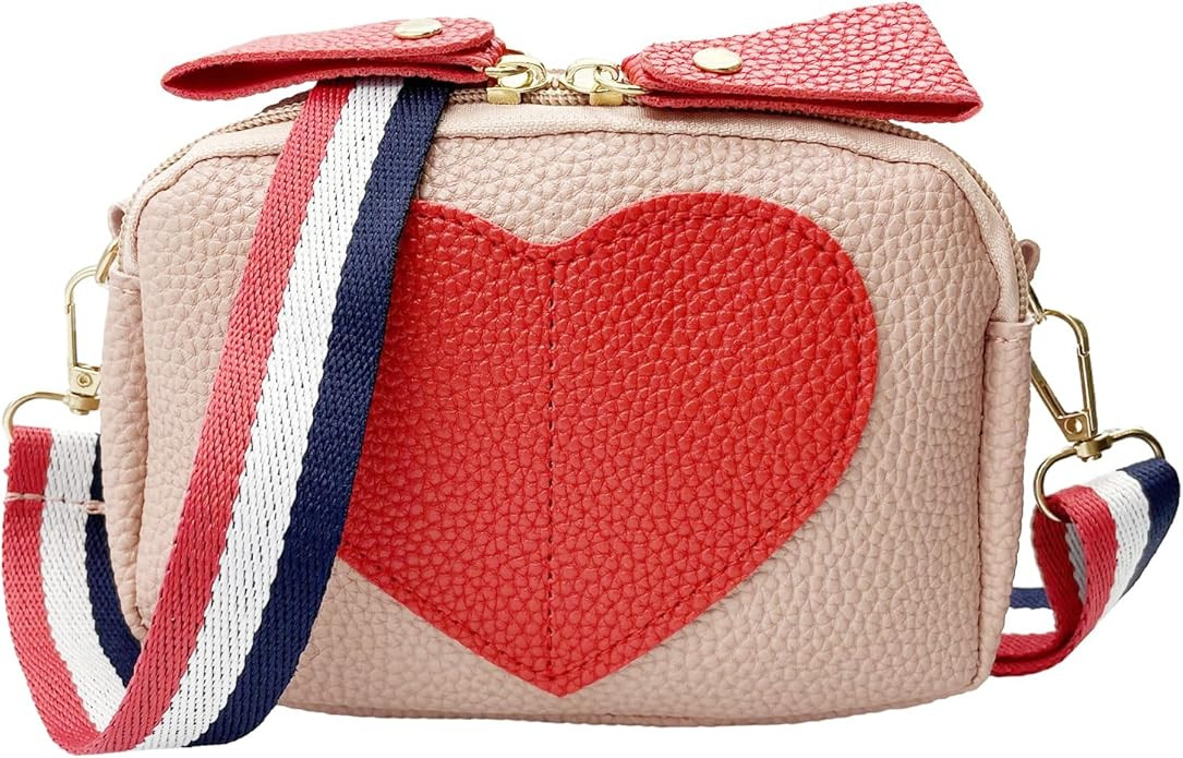 Little Girls Purse,Kids Toddler PU Crossbody Shoulder Bag, Handbag for 1 2 3 Year Old Girls | Amazon (US)