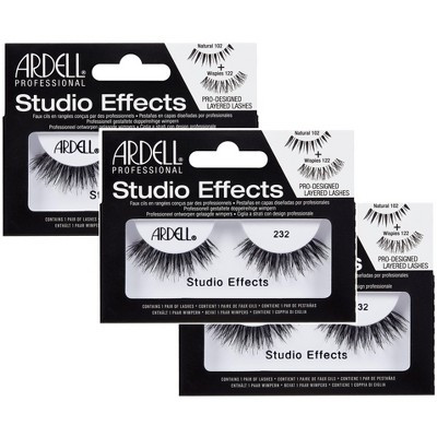 Ardell Professional Studio Effects Custom Layered Lashes - 232 #66482 - (Pack of 3) | Target