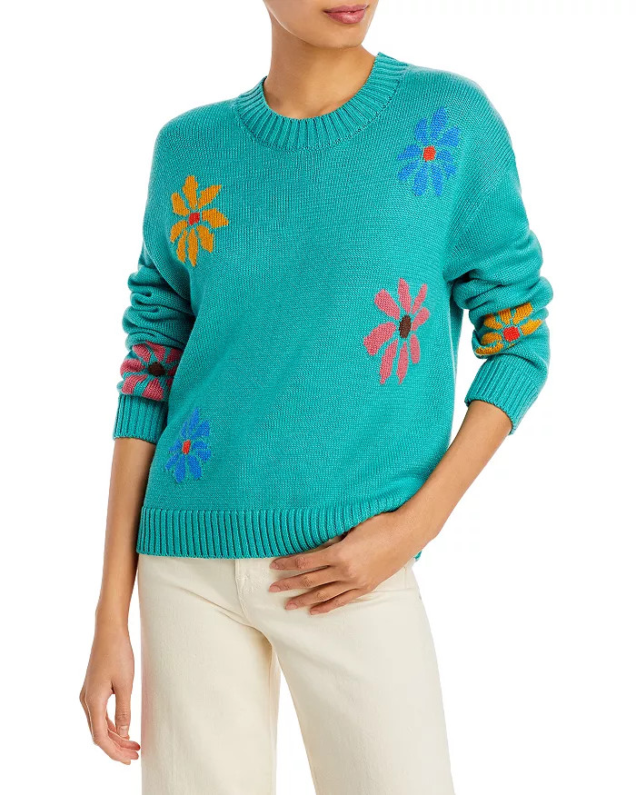 Zoey Flower Pattern Sweater | Bloomingdale's (US)