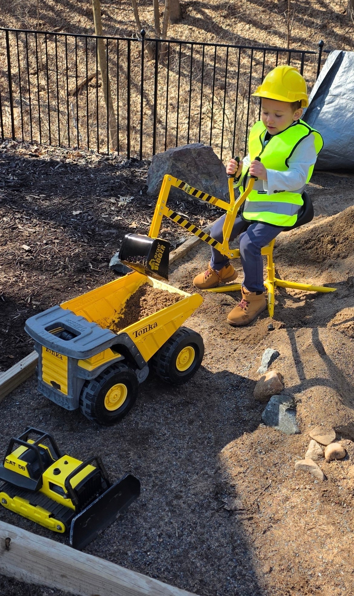 When the mini boss hits the construction site.


#LTKKids