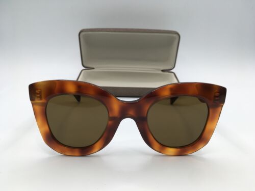Celine CL4005IN Unisex Blonde Tortoise Frame Green Lens Butterfly Sunglasses47MM 192337010910 | e... | eBay US