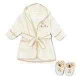 Spasilk 100% Cotton Hooded Terry Bathrobe with Booties Baby One Size Gifts — Shower | Amazon (US)