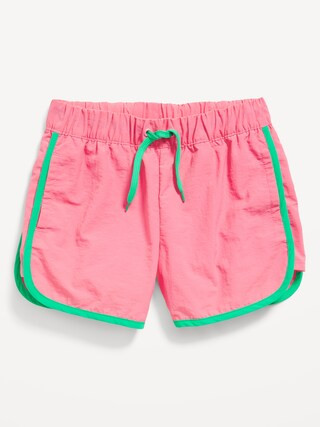 Dolphin-Hem Board Shorts for Girls | Old Navy (US)