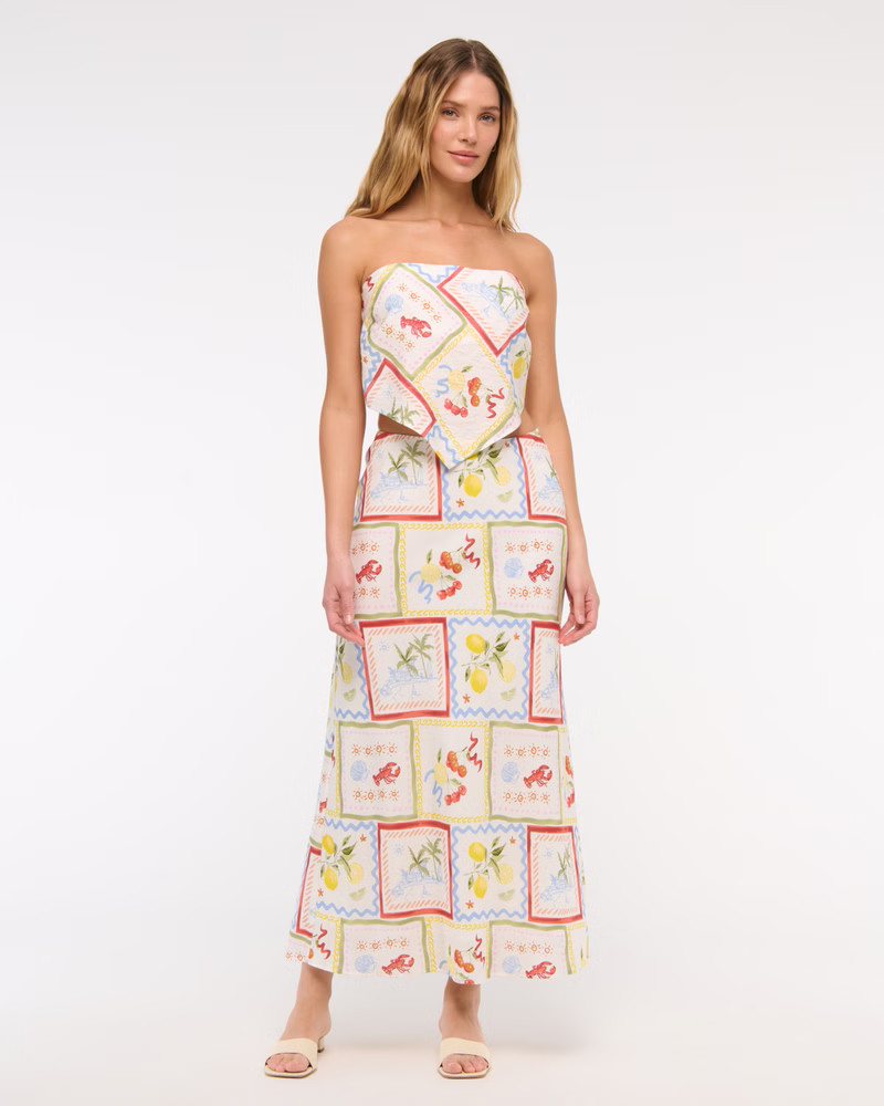 Women's Mid Rise Maxi Skirt | Women's New Arrivals | Abercrombie.com | Abercrombie & Fitch (US)