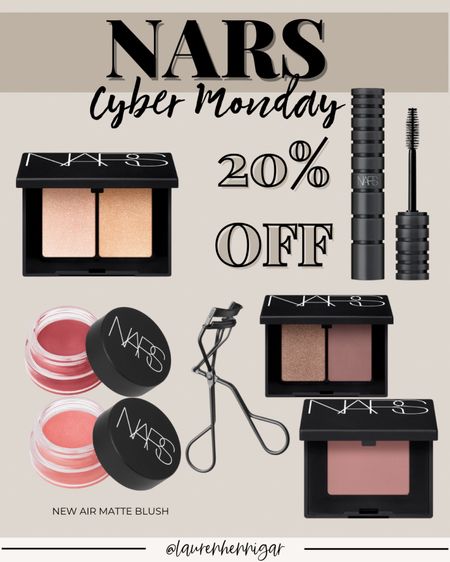 NARS COSMETICS CYBER MONDAY DEALS!!! 30% OFF ALL BESTSELLING CLASSICS! Check out the all NEW NARS air matte cream blush 😍😍 NARS is 20% off for cyber monday!!! get 25% OFF with purchases over $100 and 30% OFF your order over $150!! 

CODE: CYBER

#LTKGiftGuide #LTKbeauty #LTKCyberweek