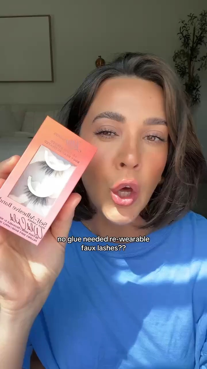 These lashes stay without glue 🤯 
No glue needed, body heat activated Lilly lashes! They're rewear able up to 5x! What do you think? These are in style Wild Child!

Beauty products, glam routine, makeup routine 

#LTKgrwm #LTKselfcare #LTKBeauty