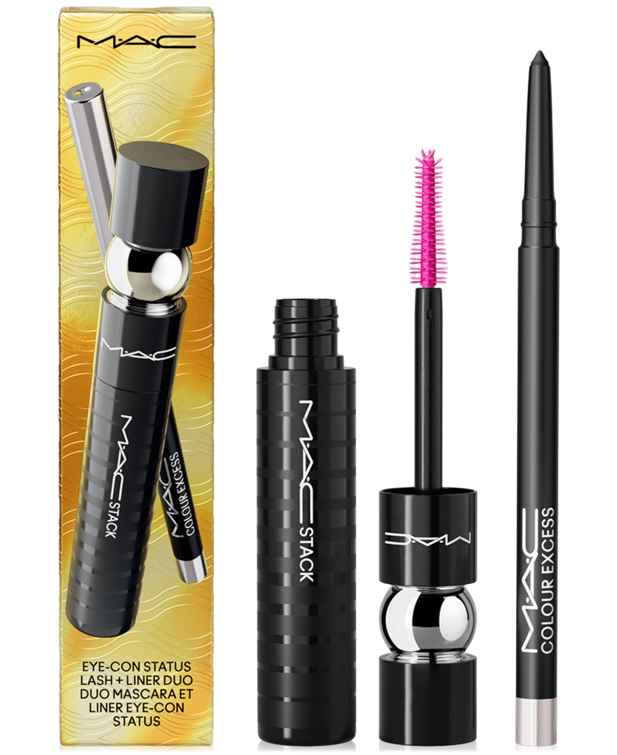 Mac 2-Pc. Eye-Con Status Mascara + Eyeliner Holiday Gift Set | Macy's