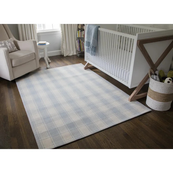 Marlborough Wool Plaid Indoor Rug | Wayfair North America