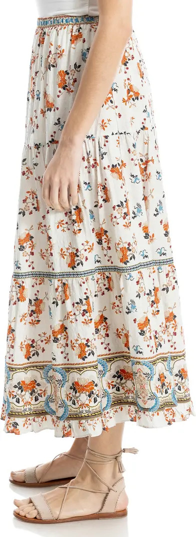 MAX STUDIO Floral Tiered Maxi Skirt | Nordstromrack | Nordstrom Rack