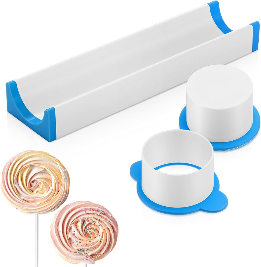 1.75 Inch Circle Cake Pop Mold Set with 9 Inch Tray Easy Cake Pop Circle Maker PLA Baking Cutter ... | Amazon (US)