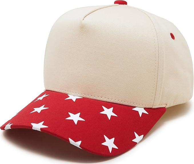 Funky Junque Blank Two Tone Snapback Trucker Hat, Vintage Canvas Adjustable Baseball Cap for Men ... | Amazon (US)