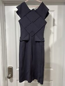 BOTTEGA VENETA - grey wool Sheath Dress Size 38 - Preowned | eBay US